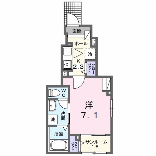 中之島荘の間取り