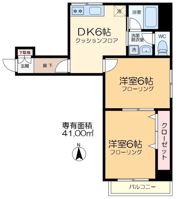 墨田区業平のマンションの間取り