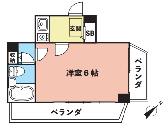 ライオンズマンション亀戸第７の間取り