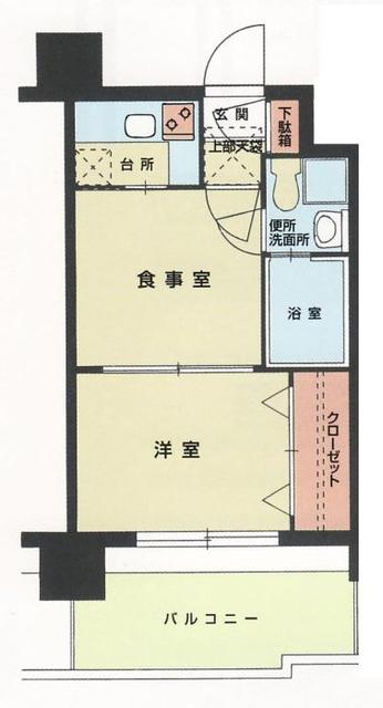 エステート・モア・薬院通りの間取り