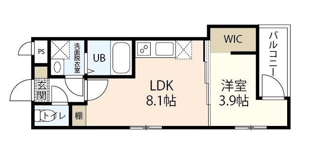 【ＭＯＶＥ楽々園ＥＡＳＴの間取り】