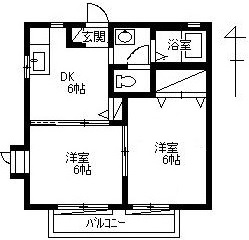 クレセントDの間取り