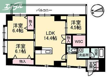 ボナール古京の間取り