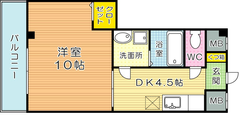 ナーセリーＫ２の間取り