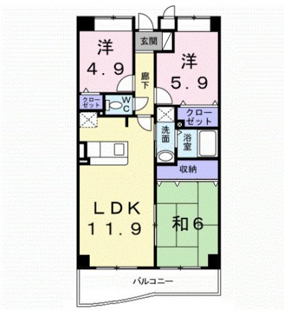 エターナルフォレストの間取り