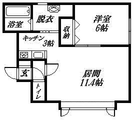 アリエルの間取り