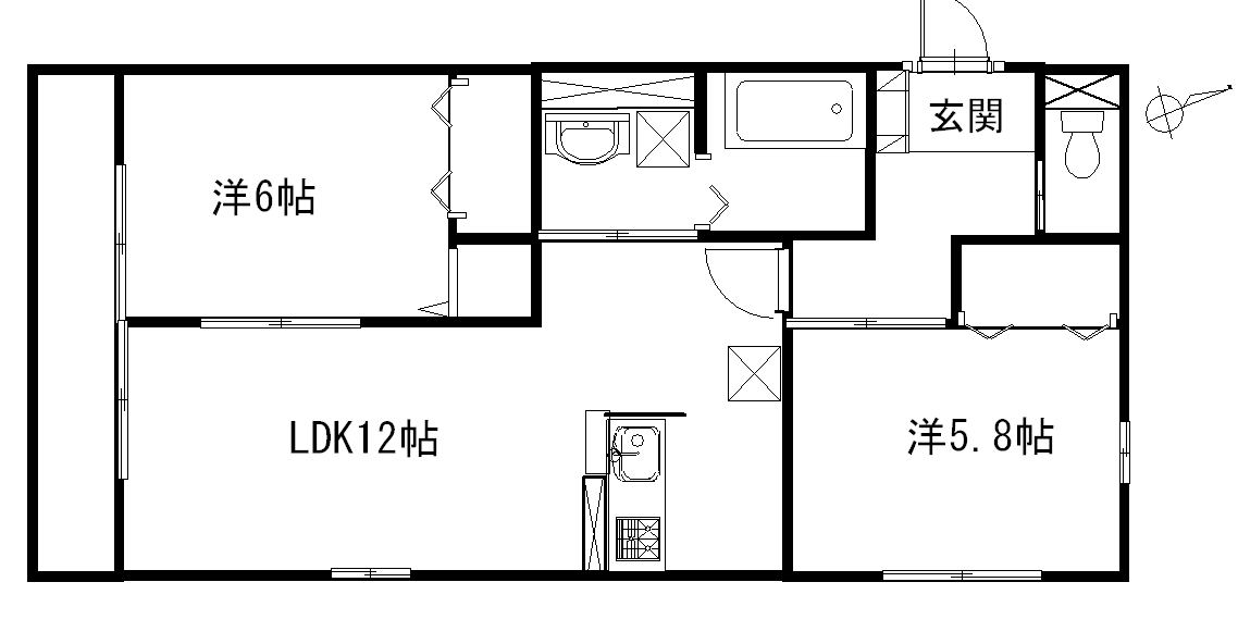 オアシスIIの間取り