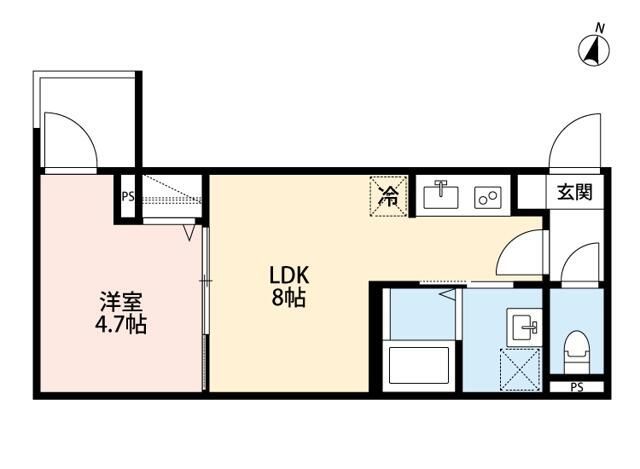 つばめハウス市川の間取り