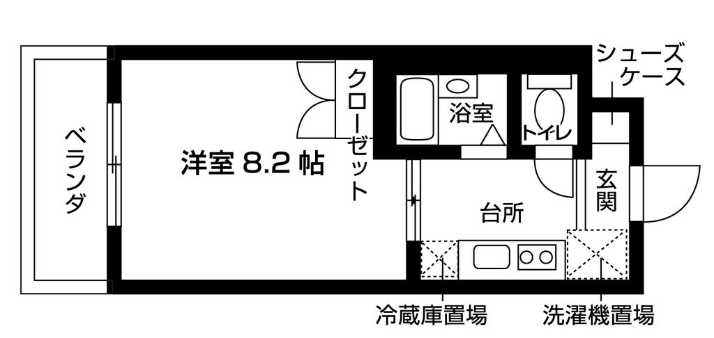 アヴァンセクール道正町の間取り