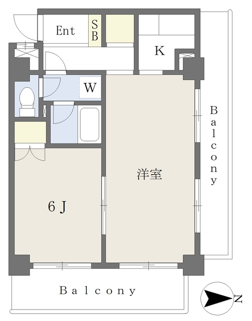 サンモリッツ小倉弐番館の間取り