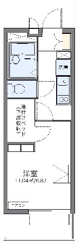 レオパレス湘南町屋の間取り