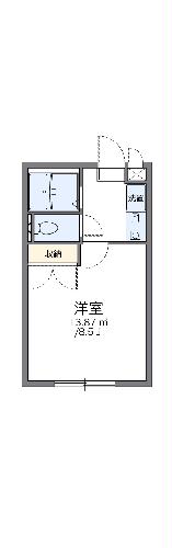 レオパレスサンローゼＡの間取り