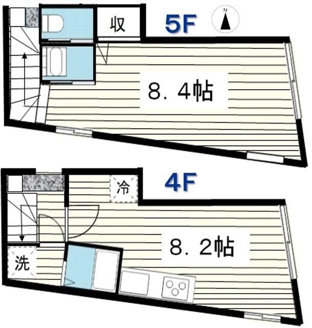 足立区千住東のマンションの間取り