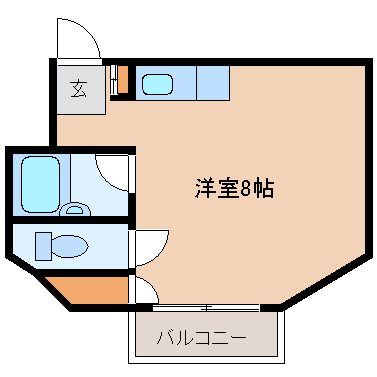 尼崎市大物町のマンションの間取り