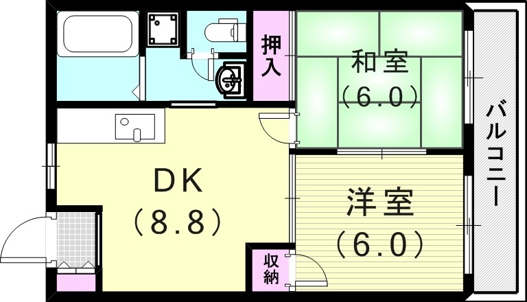 グリーンガーデンの間取り