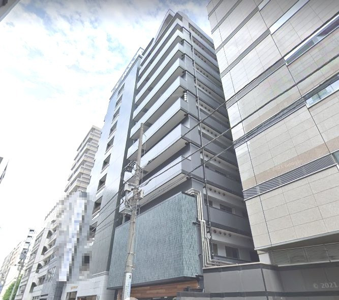 【中央区日本橋富沢町のマンションの建物外観】