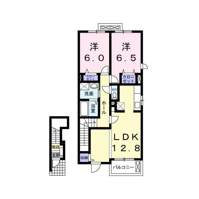 イヴ・ミオラ　Ａ棟の間取り