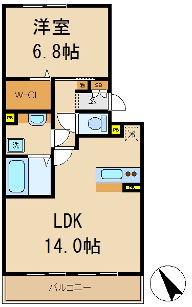 パインヒルズ胡録台の間取り