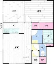 マーガレット八軒の間取り