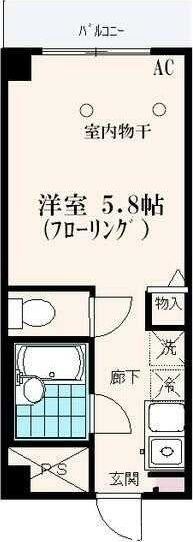 立川市柴崎町のマンションの間取り