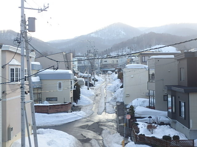 【札幌市西区宮の沢三条のアパートの眺望】