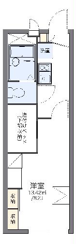 レオパレスディアコート　六木の間取り