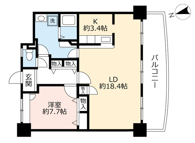 ＵＲサンクレア池下の間取り