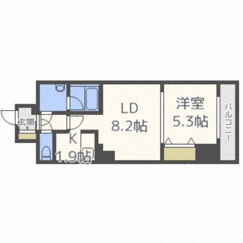 ビッグパレス南５条の間取り