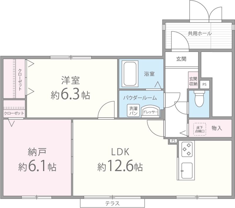 アドウェル参番館の間取り