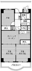 ビレッジハウス芝浦タワー１号棟の間取り