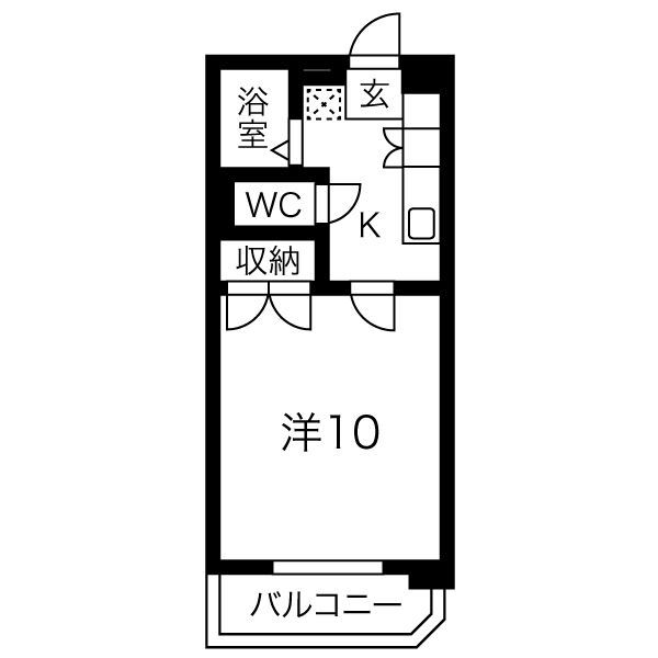 サンライズファミリア　IIの間取り