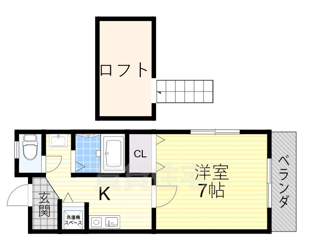 リーフジャルダン総持寺駅前の間取り