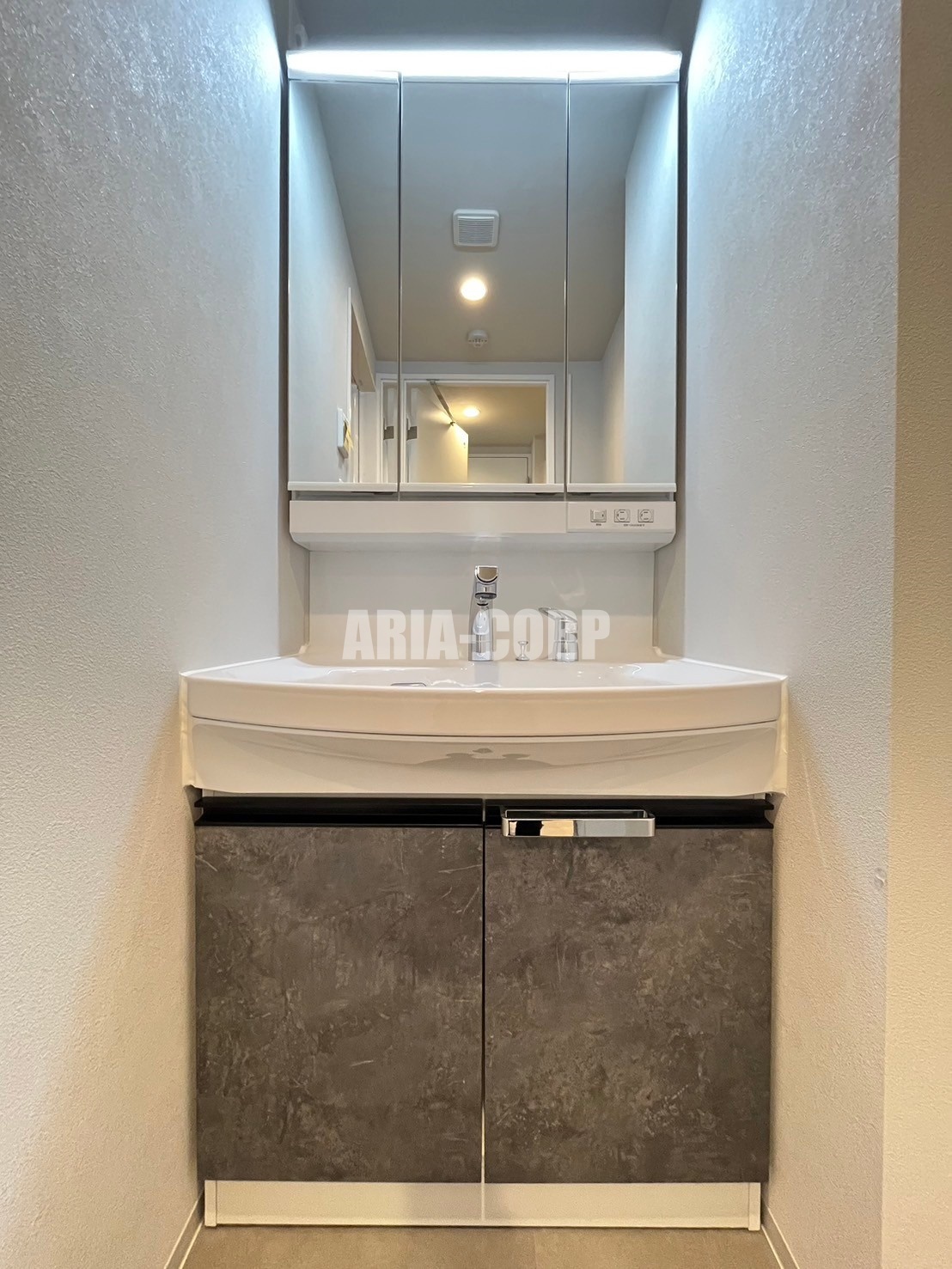 洗面設備　【同仕様】シャワードレッサー対応の独立洗面台付き♪