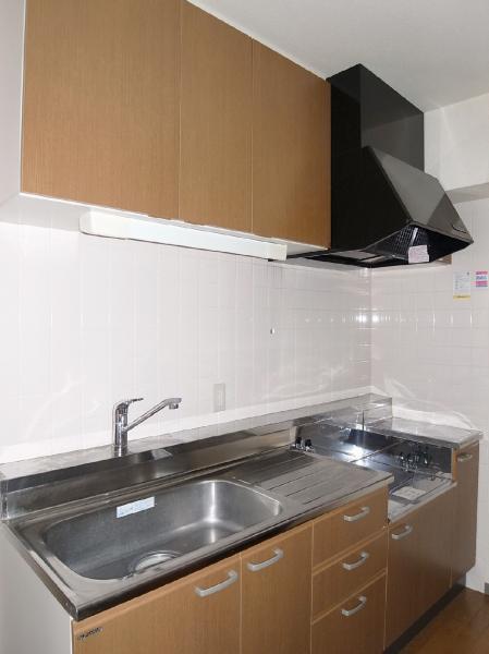 キッチン　２口コンロ設置可