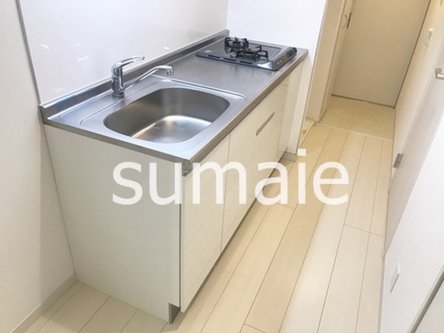 キッチン　二口コンロ付きキッチン。