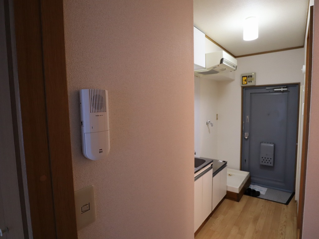 セキュリティ　何かと便利なインターフォン付き