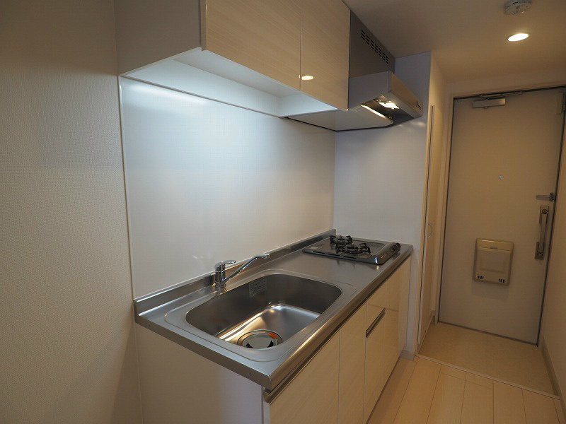 キッチン　お料理しやすい2口コンロ付きのシステムキッチン!!