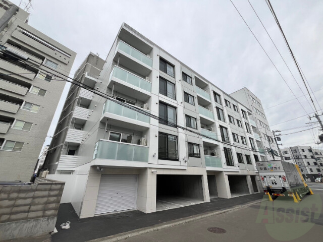 建物外観　札幌市豊平区中の島２条「ビッグレジデンス中の島」