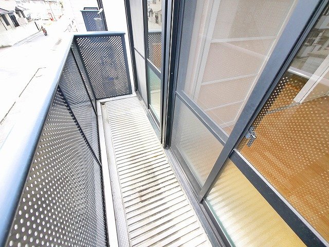 バルコニー　落ち着いた時間を過ごせるバルコニーです