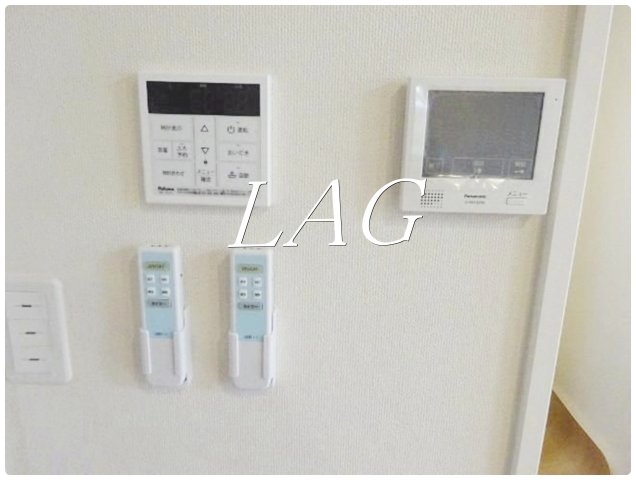 セキュリティ　モニター付きインターホンです。
