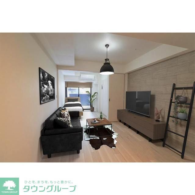居室・リビング　家具・調度品等はCG加工です。実際の賃貸住宅には含まれません
