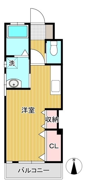 コーポ啓泉の間取り写真