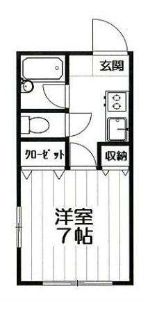 西武新宿線 井荻駅 徒歩8分 2階建 築37年の間取り写真