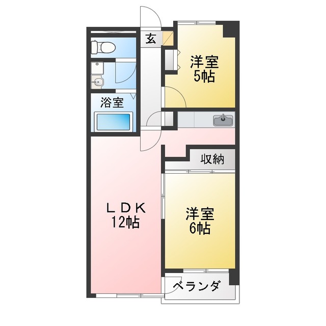 パインクレスト3番館の間取り写真