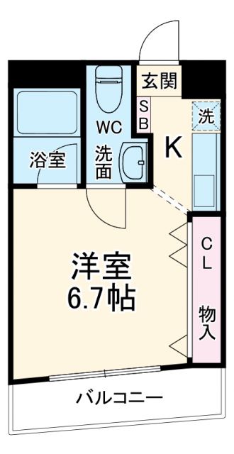 K.M BLDGの間取り写真