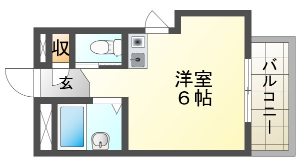 ＪＲ山陽本線 塩屋駅 徒歩1分 5階建 築40年の間取り写真