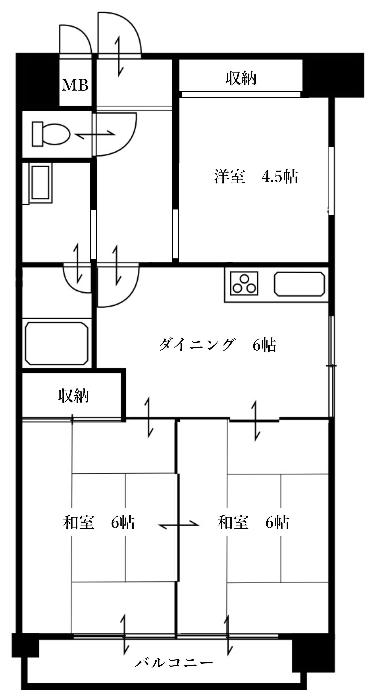 芳賀興産ビルの間取り写真