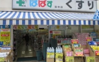 ドラックストア　どらっぐぱぱす谷中店（ドラッグストア）まで390m