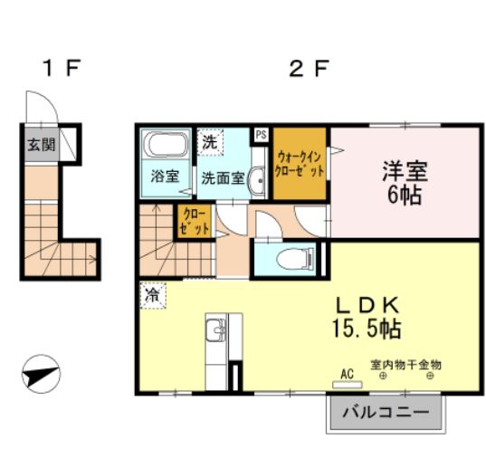 【リヴェールの間取り】