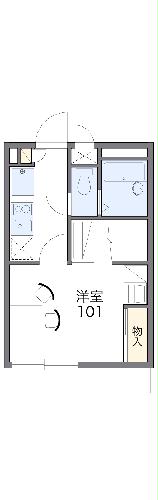 レオパレス千代崎Ｃの間取り